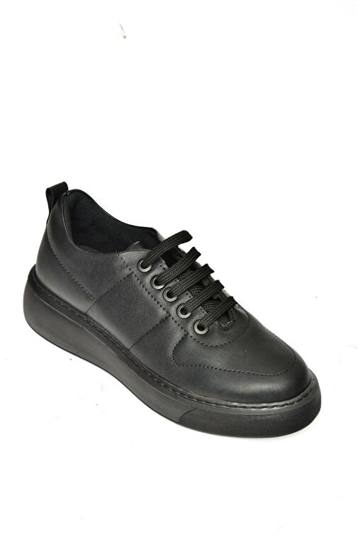 T274148309 Siyah/Siyah Spor Ayakkabı Sneakers - Görsel 9