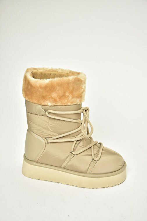 T476383004 Bej Kumaş Kar Botu - Görsel 7