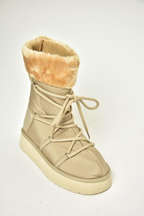 T476383004 Bej Kumaş Kar Botu - Görsel 8