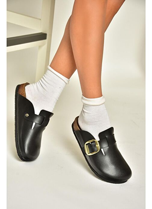 T777589009 Siyah Kadın Terlik - Görsel 3