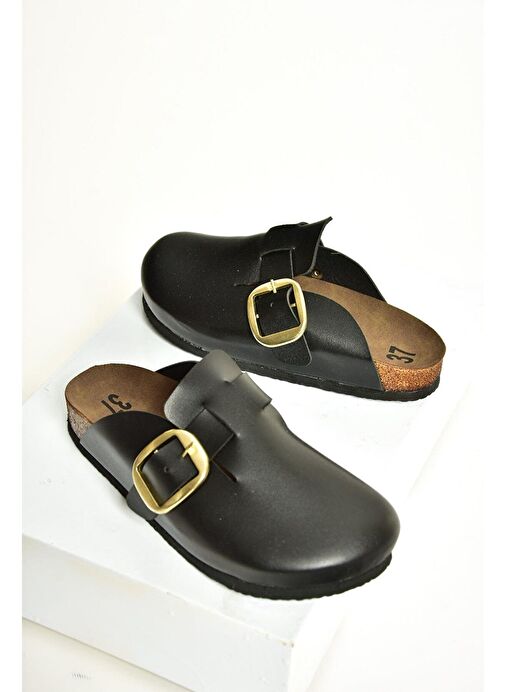 T777589009 Siyah Kadın Terlik - Görsel 5