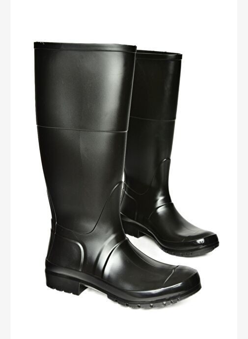 T858704009 Siyah Yağmur Çizmesi - Görsel 8