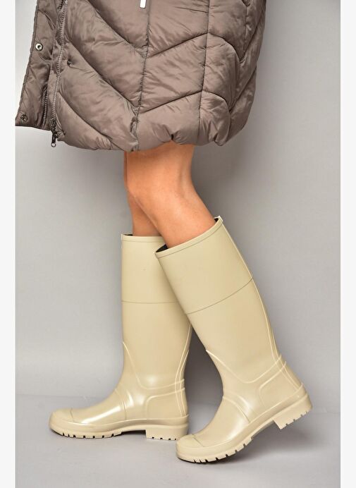 T858704009 Bej Yağmur Çizmesi - Görsel 2