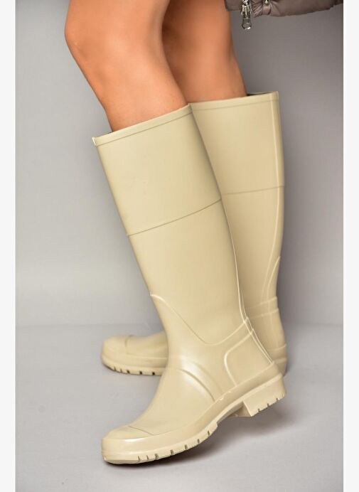 T858704009 Bej Yağmur Çizmesi - Görsel 5