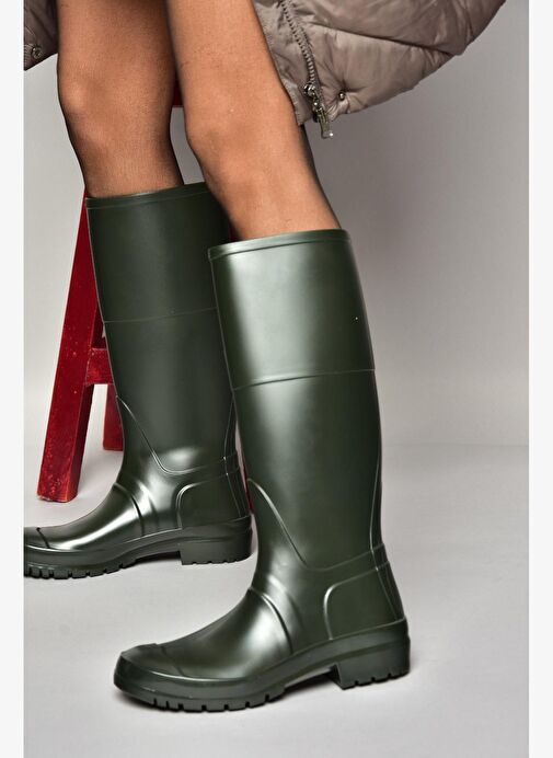 T858704009 Haki Yağmur Çizmesi - Görsel 5