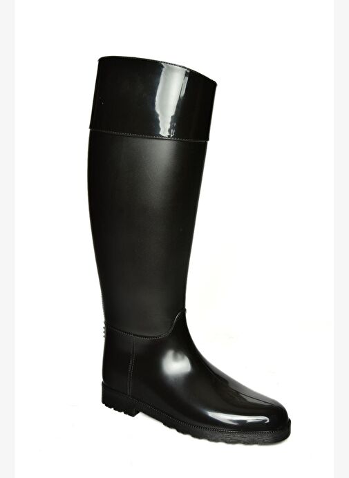 T858712109 Siyah Yağmur Çizmesi - Görsel 7