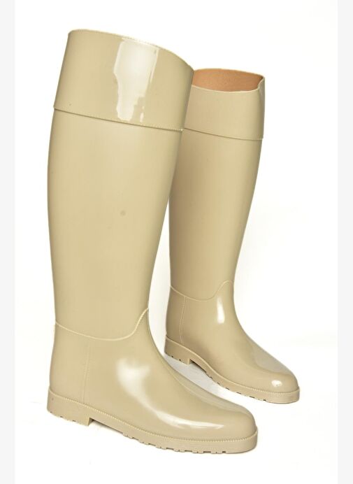 T858712109 Bej Yağmur Çizmesi - Görsel 8