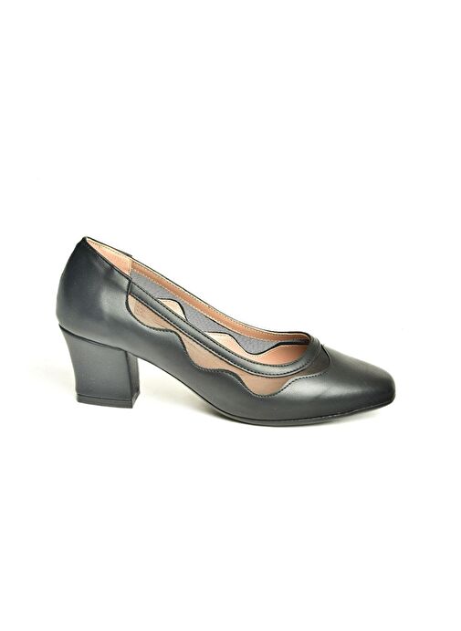 Fox Shoes Siyah Kadın Topuklu Ayakkabı 13339 - Görsel 3