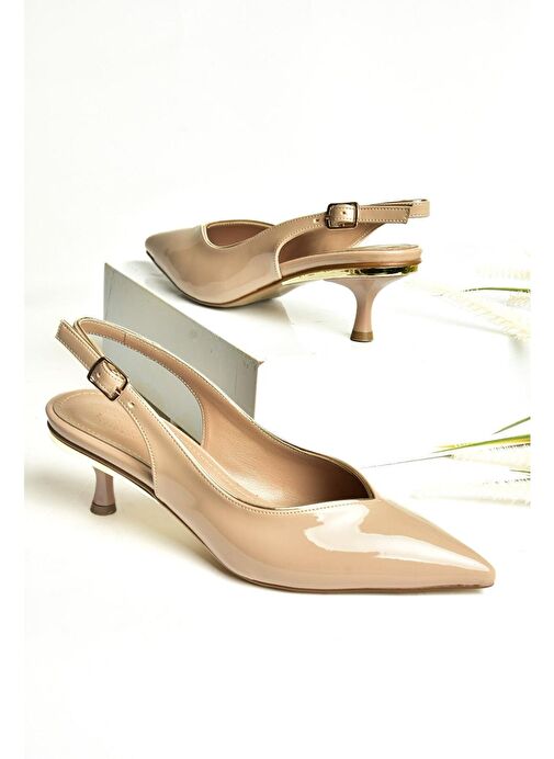 U820503308 Ten Rugan Alçak Topuklu Kadın Ayakkabı - Görsel 2