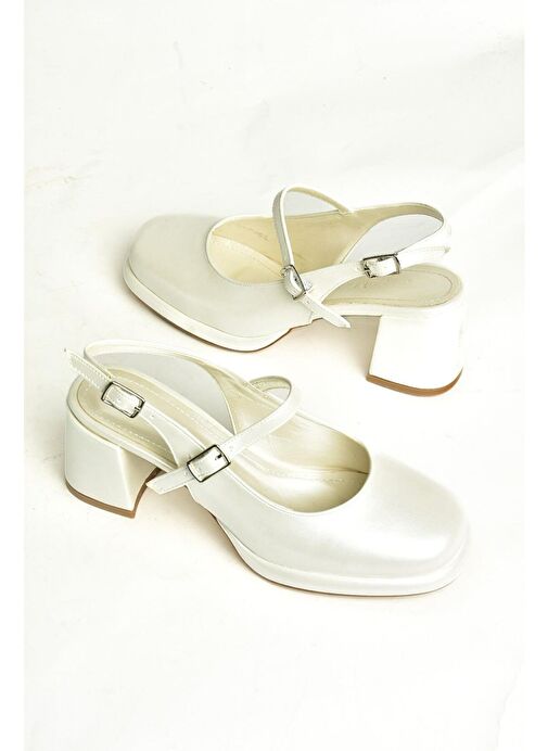 Fox Shoes Sedef Kadın Topuklu Ayakkabı 13354 - Görsel 4