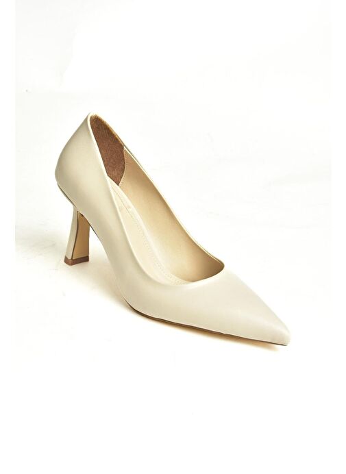 U820720009 Ten Kalın Topuklu Kadın Ayakkabı - Görsel 2