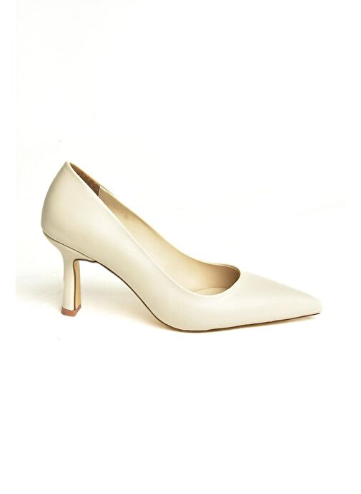 U820720009 Ten Kalın Topuklu Kadın Ayakkabı - Görsel 3