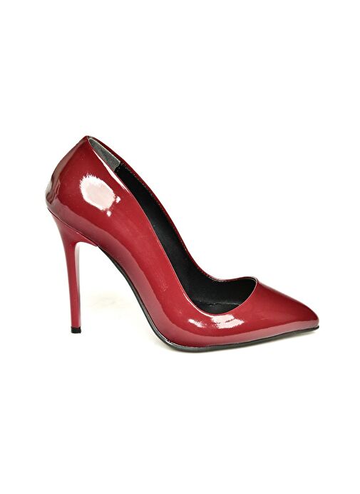 8922151908 Bordo Rugan İnce Topuklu Kadın Ayakkabı - Görsel 6