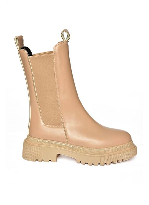 T652449009 Ten Kalın Tabanlı Kadın Bot - Görsel 7