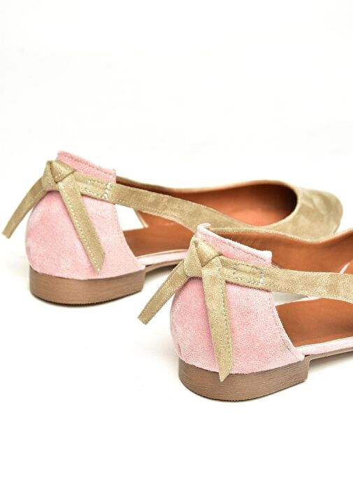 H726324002 Ten Süet Kadın Babet - Görsel 5