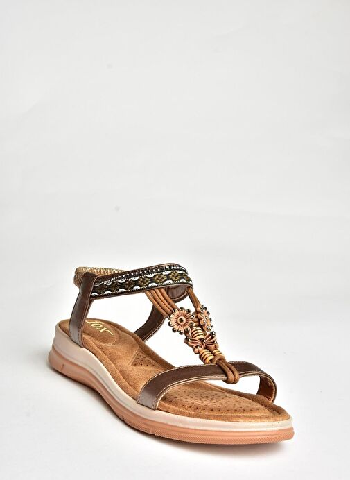 U258615209 Bakır Kadın Sandalet - Görsel 7