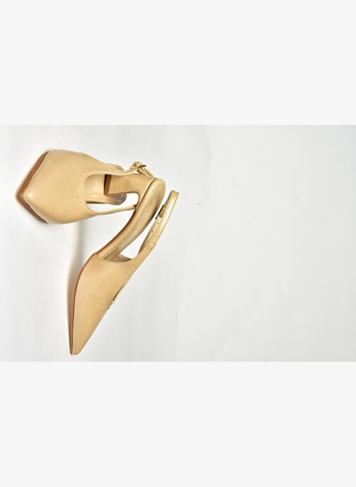 U654080009 Ten Kalın Topuklu Kadın Ayakkabı - Görsel 8