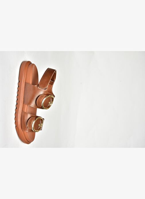 U725092109 Taba Kadın Sandalet - Görsel 6