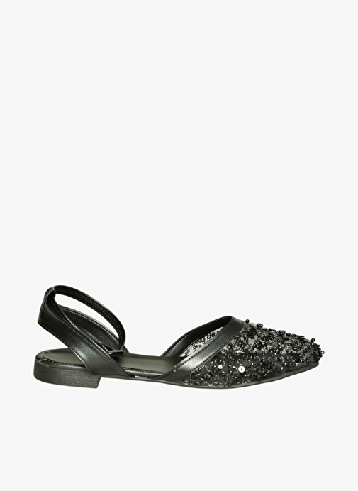 U726544115 Siyah File Kadın Babet - Görsel 6