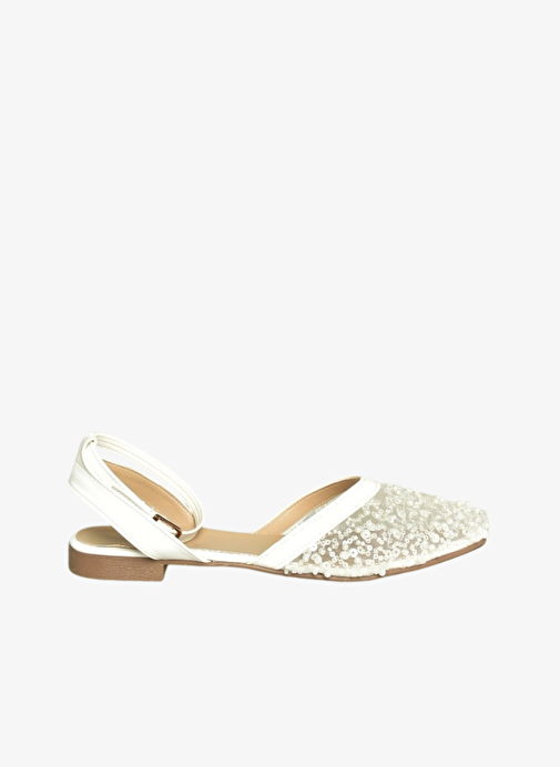 U726544115 Beyaz File Kadın Babet - Görsel 7