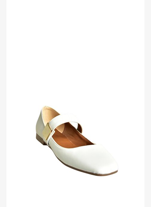 U726454509 Beyaz Kadın Babet - Görsel 7