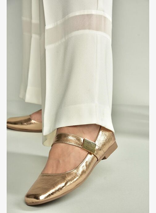 U726454508 Bronz Rugan Kadın Babet - Görsel 2