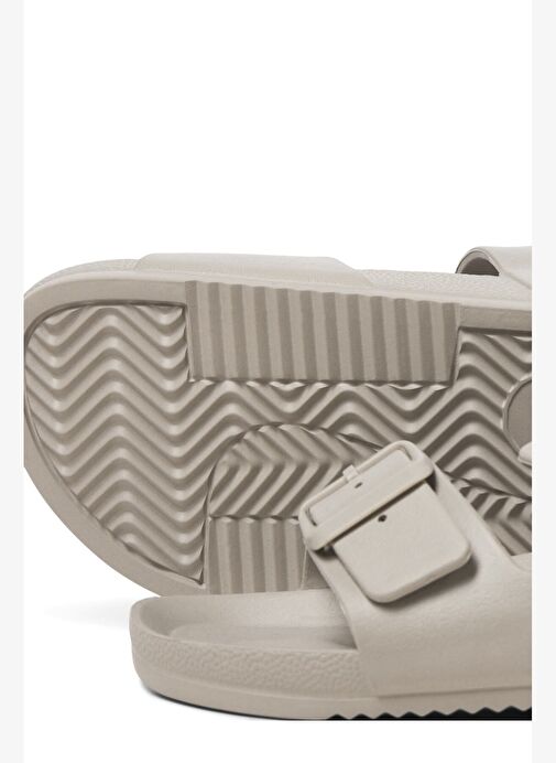 Jack & Jones Arizona Eva Bej Erkek Günlük Plaj Ayarlanabilir Çift Tokalı Terlik - 12204004 - Görsel 7