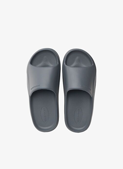 Jack & Jones Jfwstatus Erkek Gri Slider Terlik - 12251282-Asphalt - Görsel 4