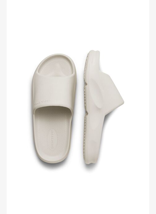 Jack & Jones Erkek Marka Logolu Rahat Tabanlı Krem Terlik - 12251282 - Görsel 3