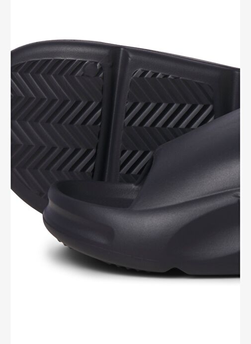 Jack & Jones Erkek Siyah Logolu Rahat Tabanlı Şık Görünüşlü Günlük Plaj Terlik 1225128 - Görsel 6