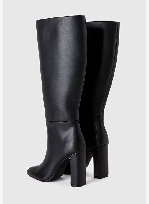 United Colors Of Benetton United Colors Of Benetton Kadın Siyah Suni Deri Uzun Çizme Boyner'de! Siyah - 3. görsel