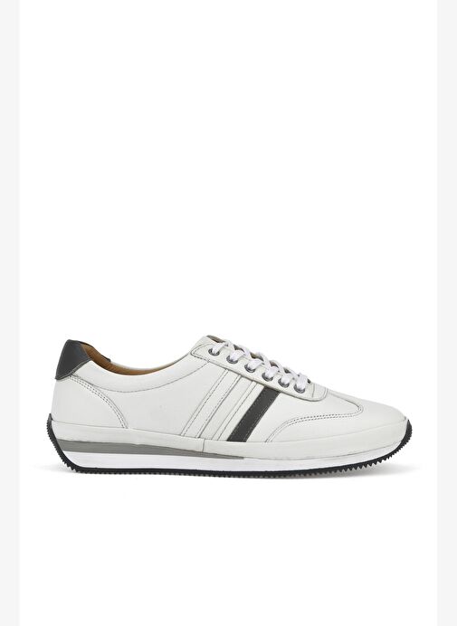 Ziya, Erkek Hakiki Deri Sneaker 1511002Z060 Beyaz - Görsel 2