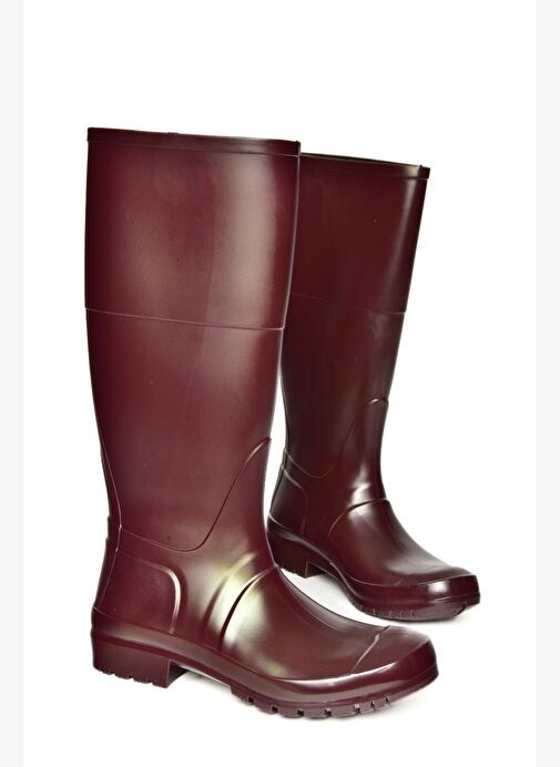 T858704009 Bordo Yağmur Çizmesi - Görsel 7
