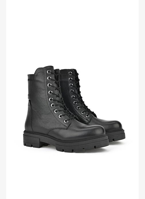 Ziya, Kadın Hakiki Deri Bot 15319Z66286 Siyah - Görsel 3