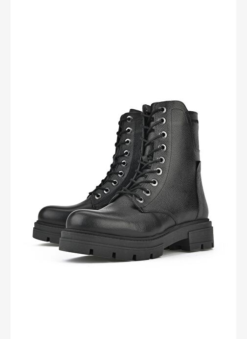 Ziya, Kadın Hakiki Deri Bot 15319Z66286 Siyah - Görsel 5