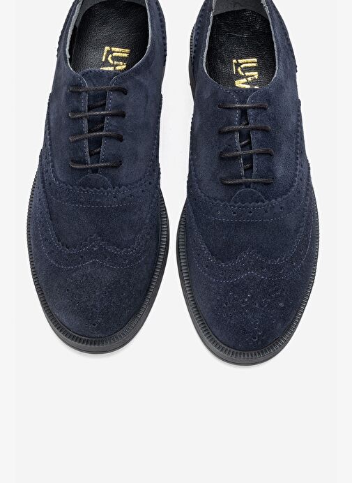Luvi Shoes Luvi Shoes Belirsiz AVRA Lacivert Süet Hakiki Deri Kadın Oxford Ayakkabı Basketbol Ayakkabıları | Boyner Belirsiz - 3. görsel