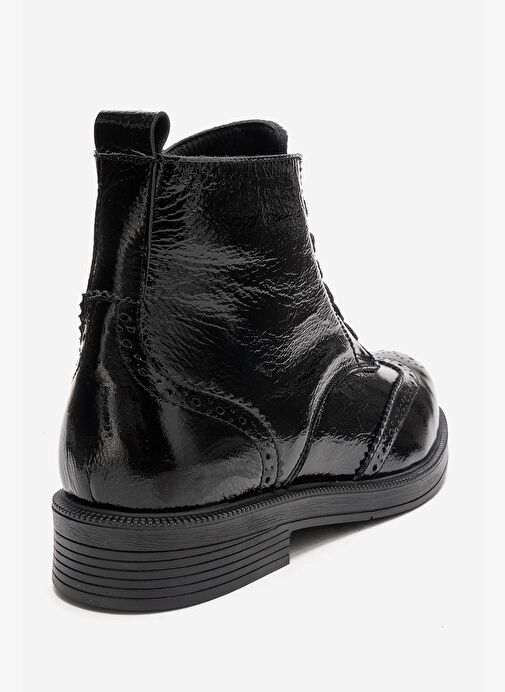 Luvi Shoes Luvi Shoes NELVY Siyah Rugan Hakiki Deri Kadın Bot | Boyner Siyah Rugan - 5. görsel