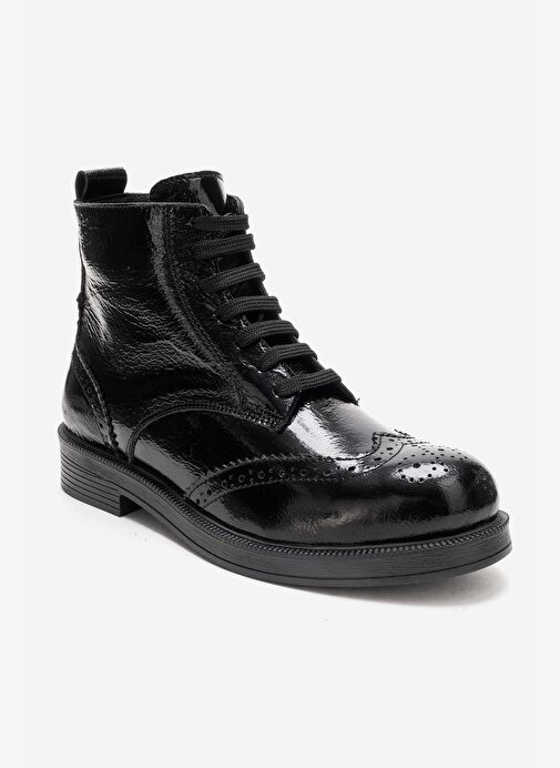 Luvi Shoes Luvi Shoes NELVY Siyah Rugan Hakiki Deri Kadın Bot | Boyner Siyah Rugan - 6. görsel