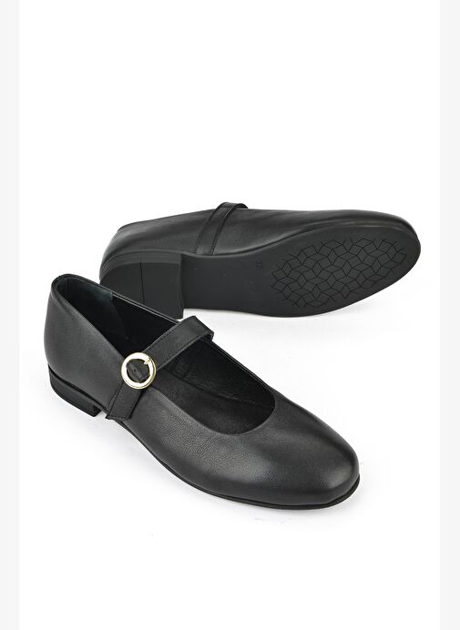 Ziya, Hakiki Deri Kadın Ayakkabı 1511033Z2563 Siyah - Görsel 5