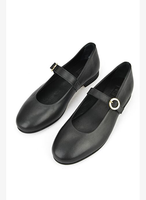 Ziya, Hakiki Deri Kadın Ayakkabı 1511033Z2563 Siyah - Görsel 6