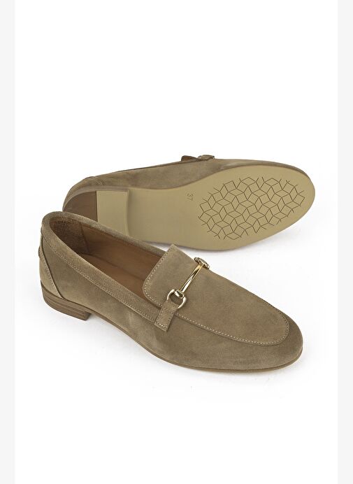 Ziya, Hakiki Deri Kadın Ayakkabı 1511033Z4830832 Vizon - Görsel 5