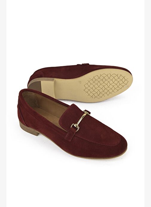 Ziya, Hakiki Deri Kadın Ayakkabı 1511033Z4830832 Bordo - Görsel 5