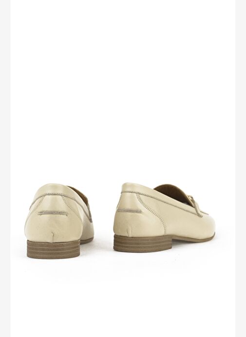 Ziya, Hakiki Deri Kadın Ayakkabı 1511033Z483083 Krem - Görsel 4