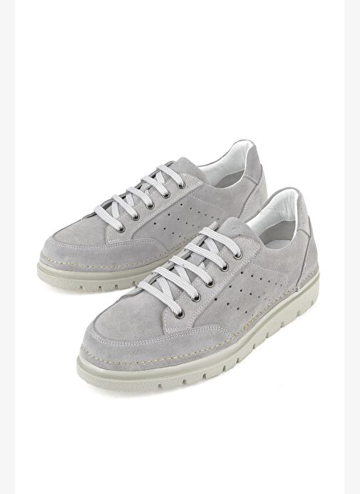 Ziya, Kadın Hakiki Deri Sneaker 1511035Z62032 Gri - Görsel 6