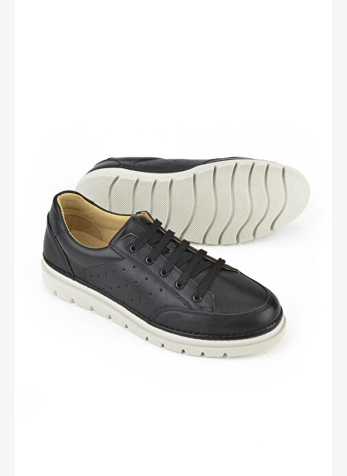 Ziya, Kadın Hakiki Deri Sneaker 1511035Z6203 Siyah - Görsel 5