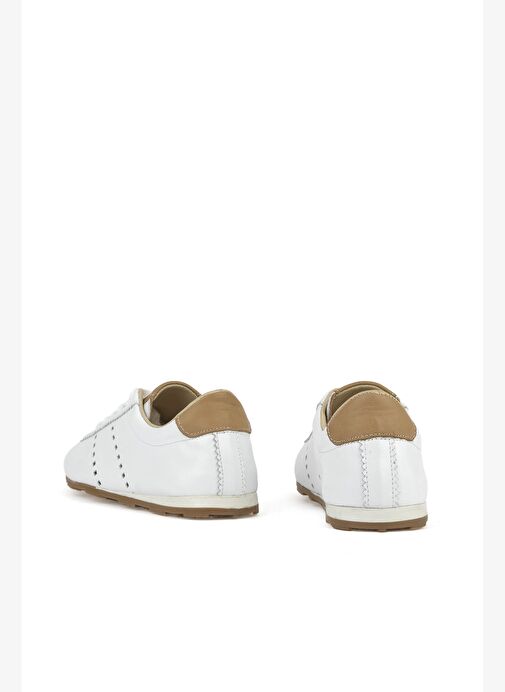 Ziya, Kadın Hakiki Deri Sneaker 1511035Z6300 Beyaz - Görsel 4