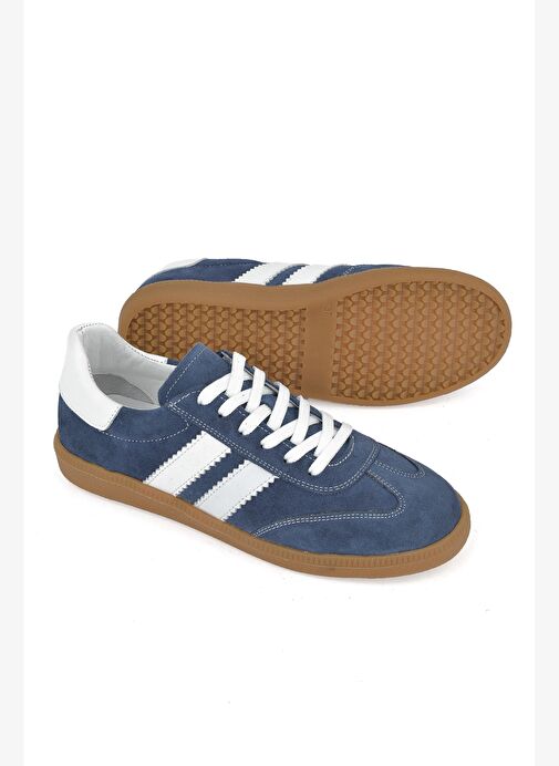 Ziya, Kadın Hakiki Deri Sneaker 1511035Z64032 Lacivert - Görsel 5