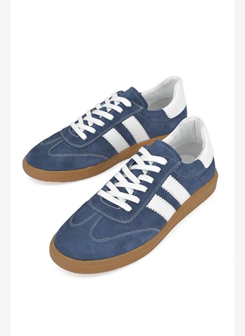 Ziya, Kadın Hakiki Deri Sneaker 1511035Z64032 Lacivert - Görsel 6