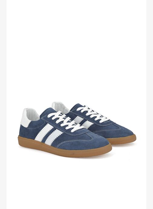 Ziya, Kadın Hakiki Deri Sneaker 1511035Z64032 Lacivert - Görsel 3