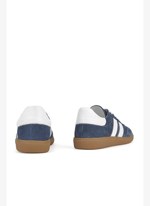 Ziya, Kadın Hakiki Deri Sneaker 1511035Z64032 Lacivert - Görsel 4